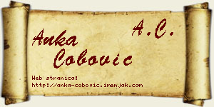 Anka Čobović vizit kartica
